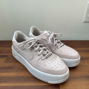 Nike Air Force 1 Sage Low platform sneakers women’s size 9